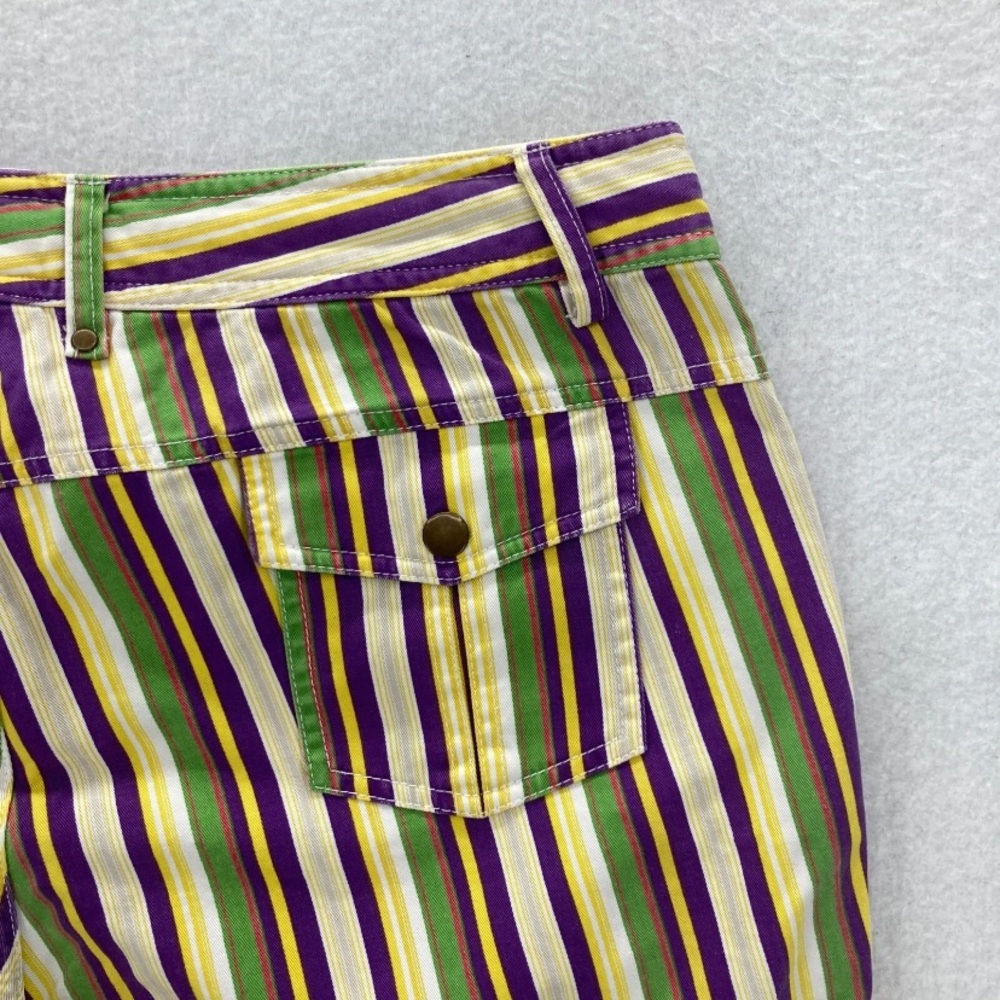 Buffalo David Bitton 31 10/12 Large Women's Multicolor Striped Shorts summer - Picture 3 of 9